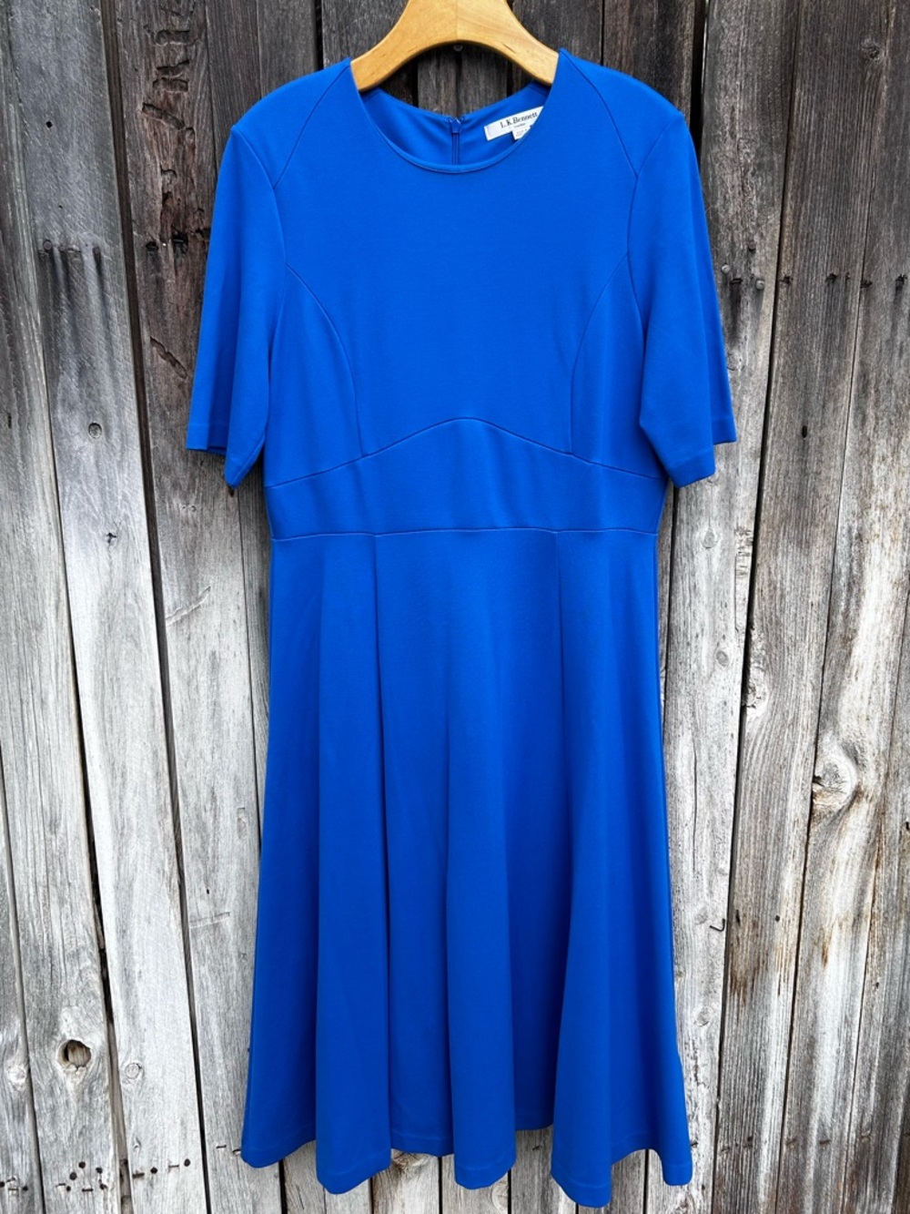 LK Bennett Beth Dress Poolside Blue 12